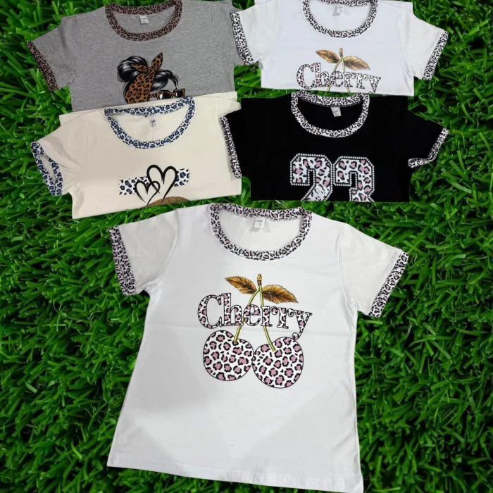 Remera Animal Print Dama