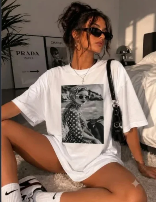Remeron Dama Estampado