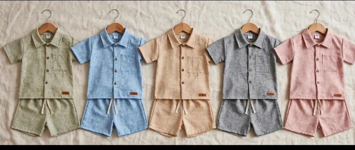 Conjuntos Camisa Lino  Jaspeado