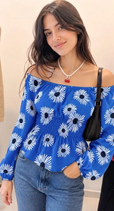 Blusa Nara Floreadas Mujer