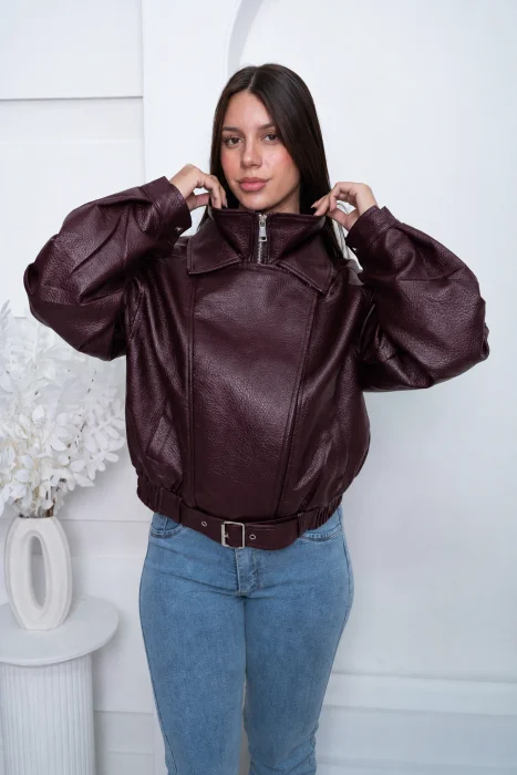 Bomber Abigail I Eco Cuero