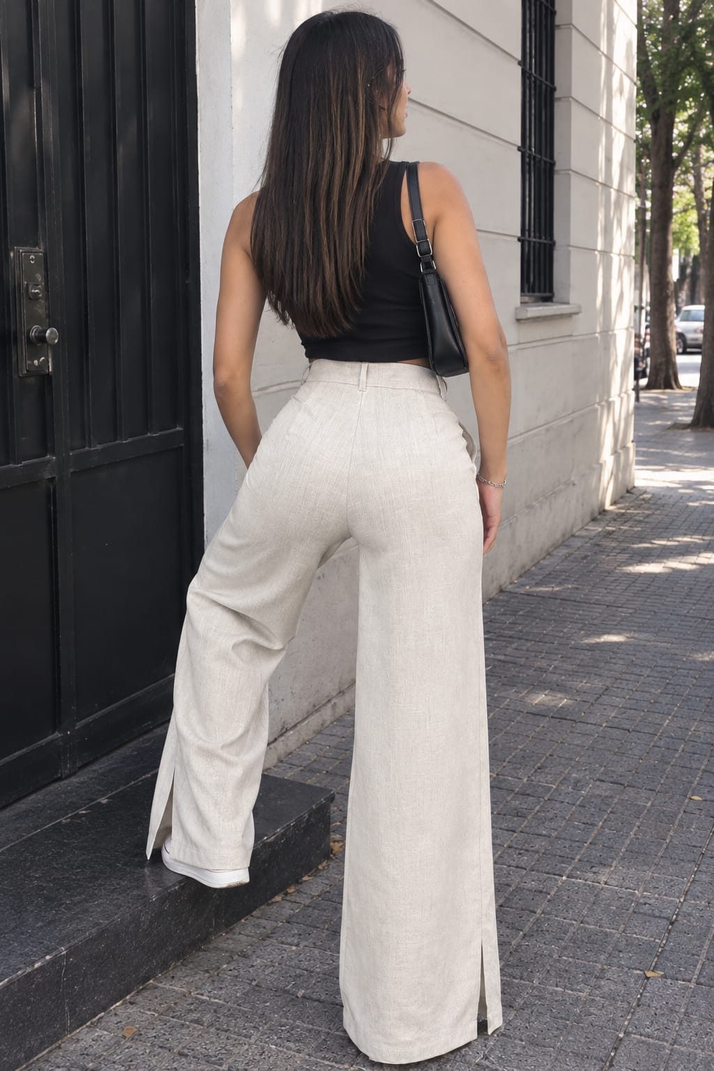 Pantalón Palazo de Lino - Imagen 2