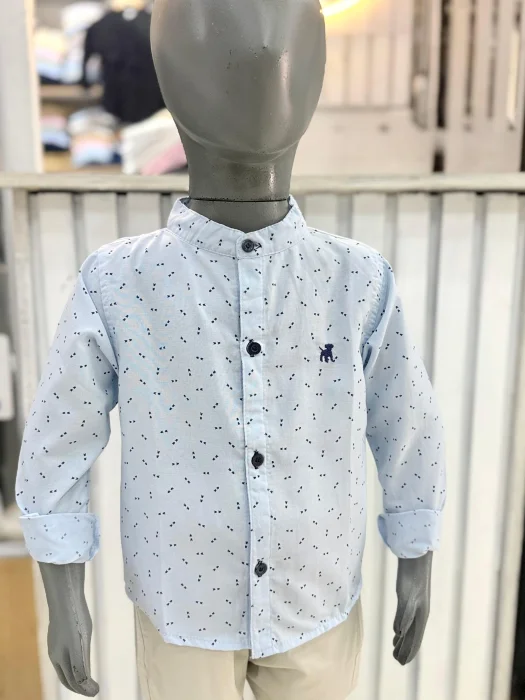 Camisa Mao Estampada - Niño
