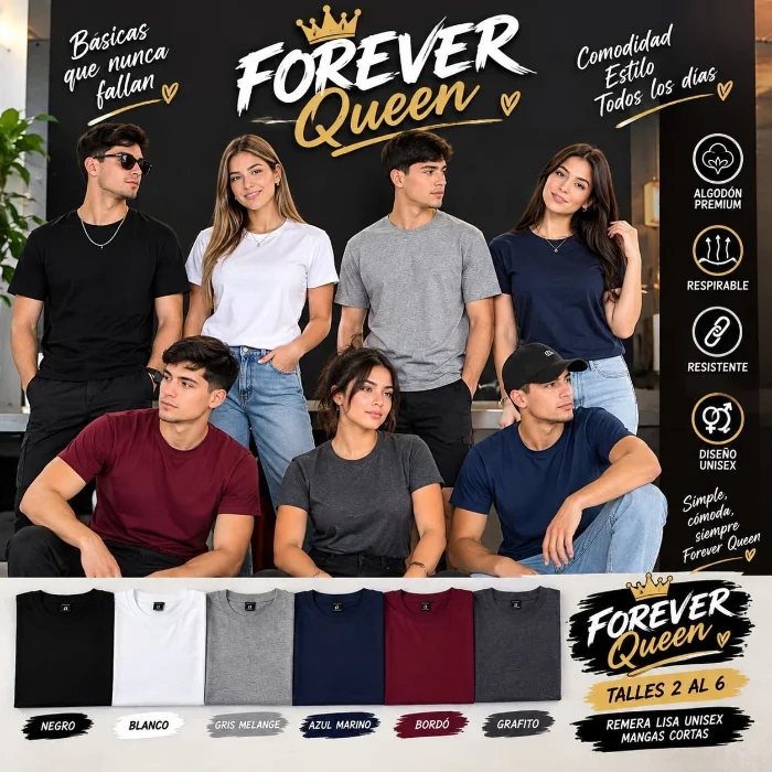 Remeras Lisas Unisex