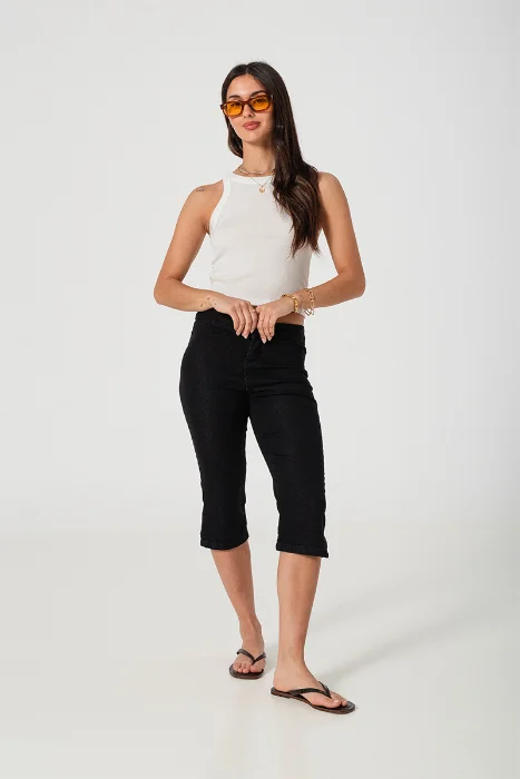 1341 Capri Bolsillo Chino Negro