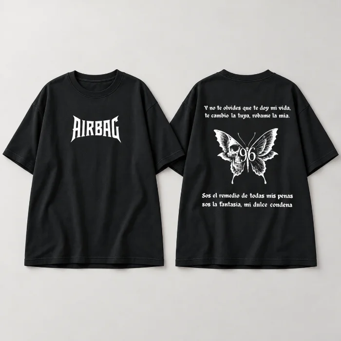 Remera Oversize "mariposa Airbag" Adulto