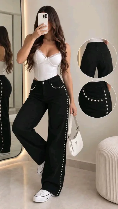 Wide Leg Tachas