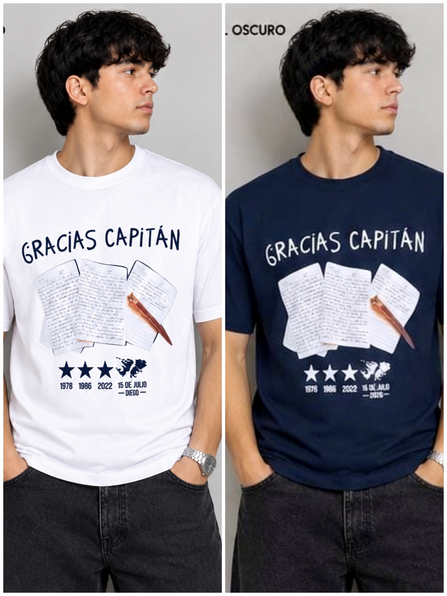 Remeras Algodon Peinado . de la Selección - Imagen 2