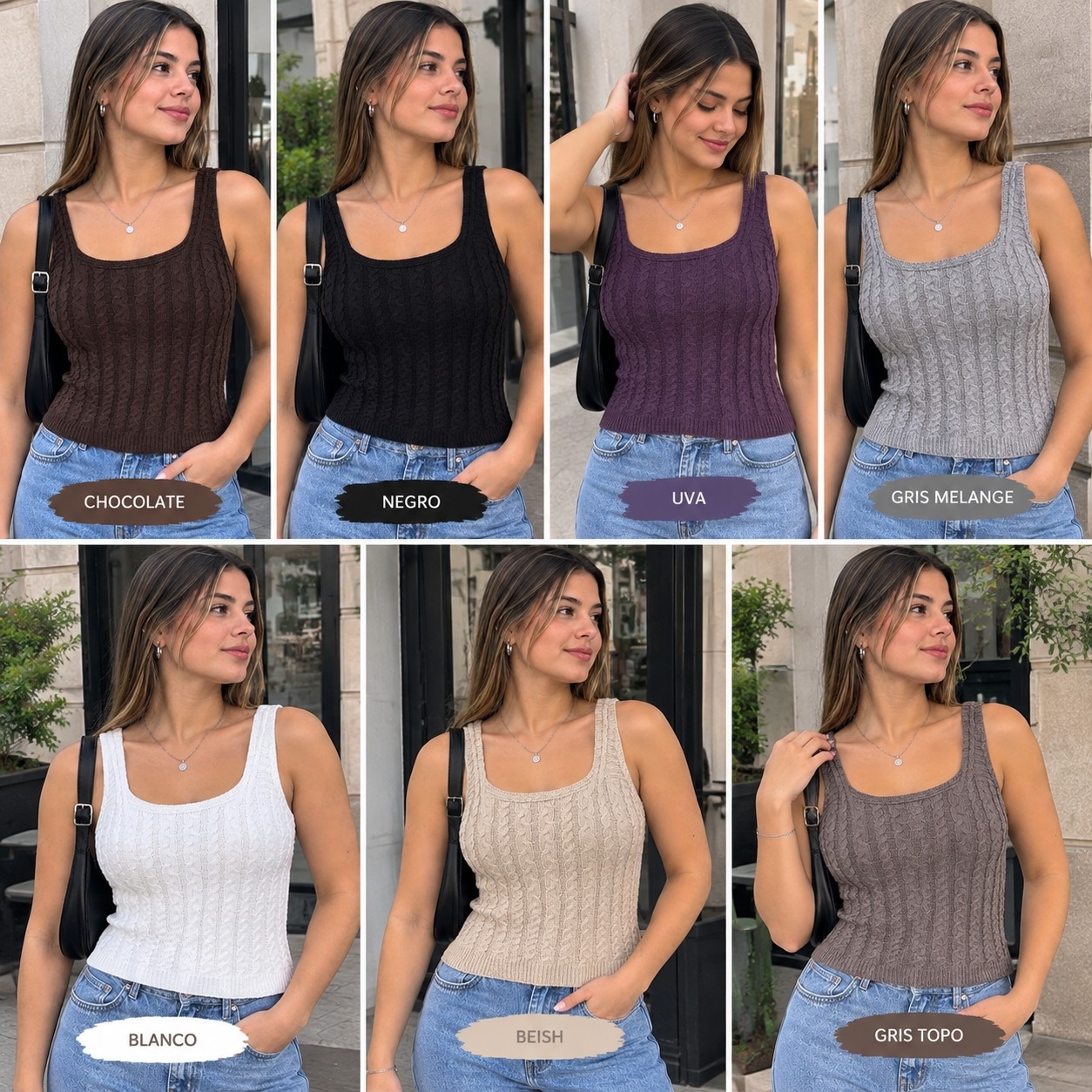 Musculosa de Hilo Trenzadl - Imagen 2