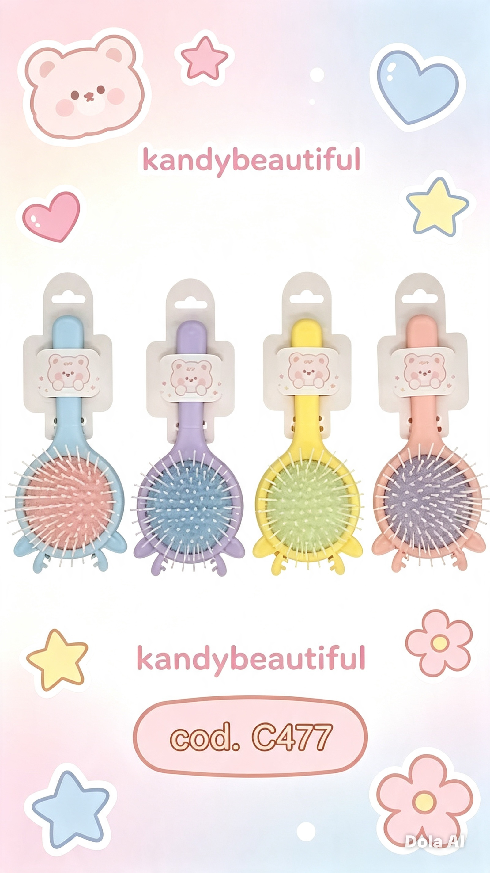 Cepillos Kawaii con Orejitas - 1000189034.png