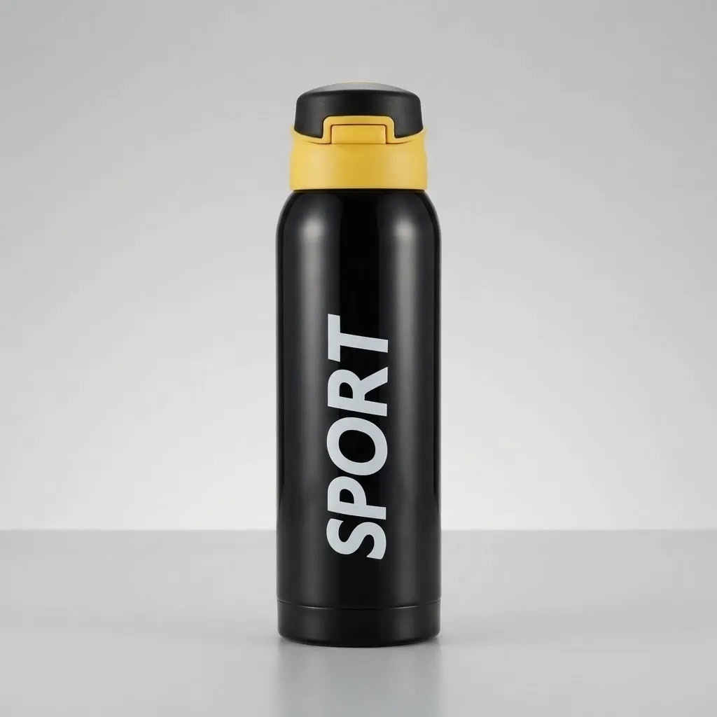 Botella Termica Pico Boton Hermetico Acero Inoxidable 500 Ml - Imagen 3