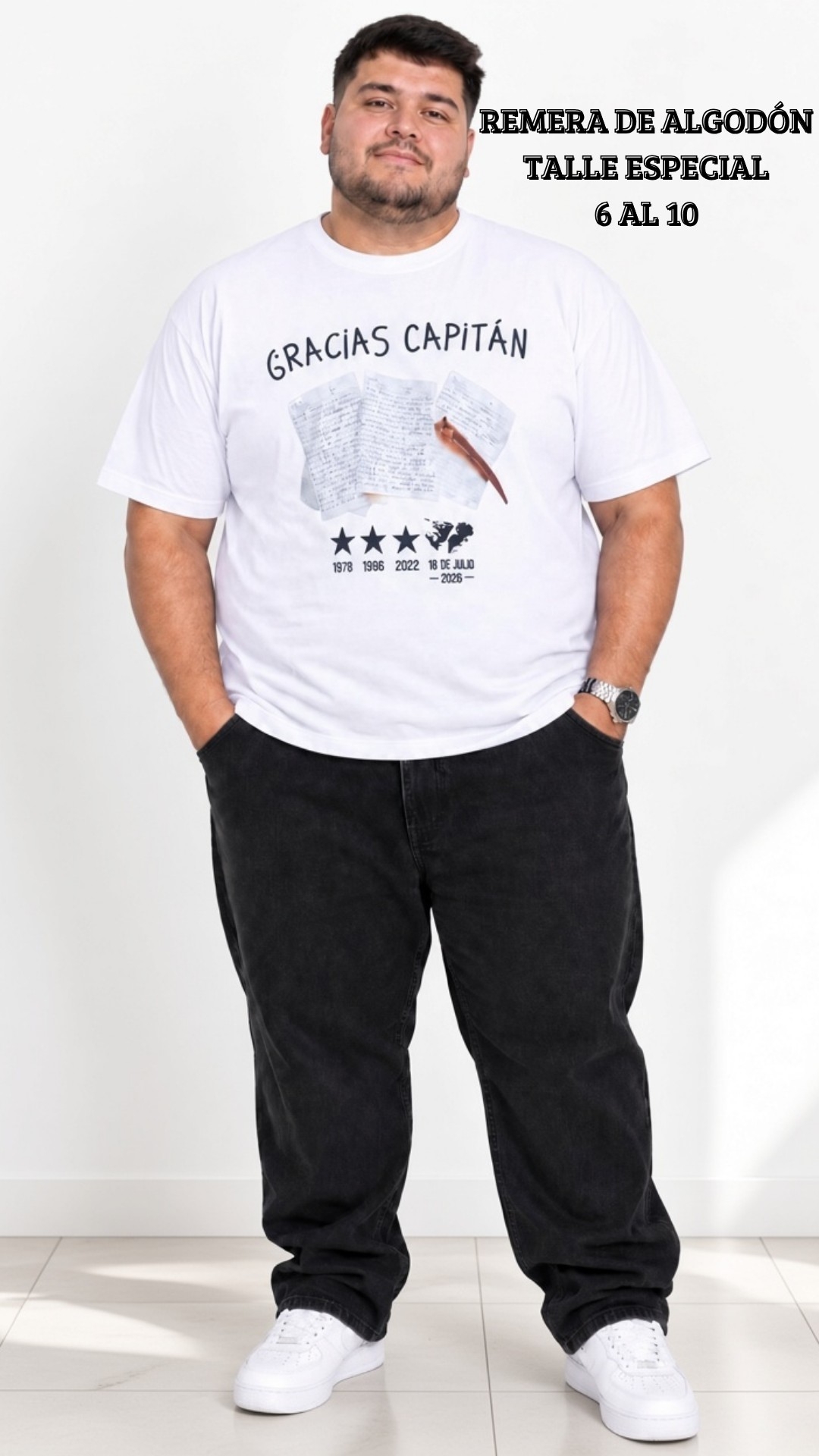 Remeras Algodon Premium. Talle Especial - Imagen 2