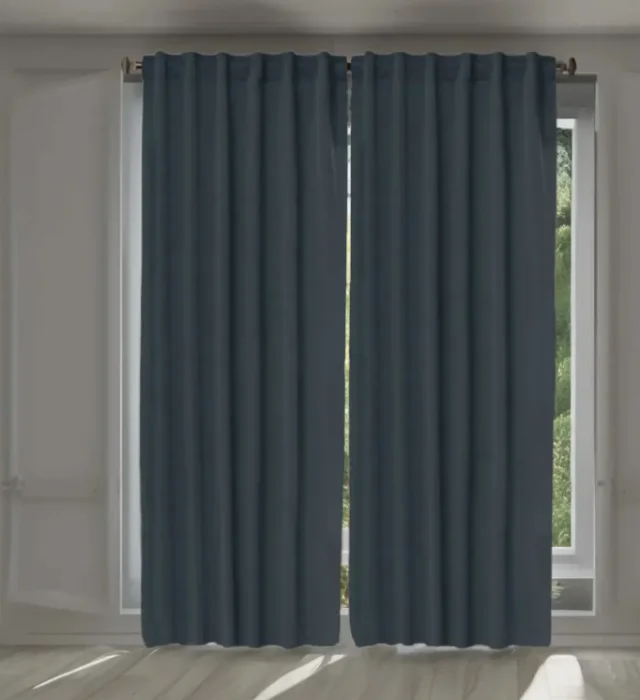 Cortina Black Out 140 Cm X 220cm 2 Paño Barral Oculto