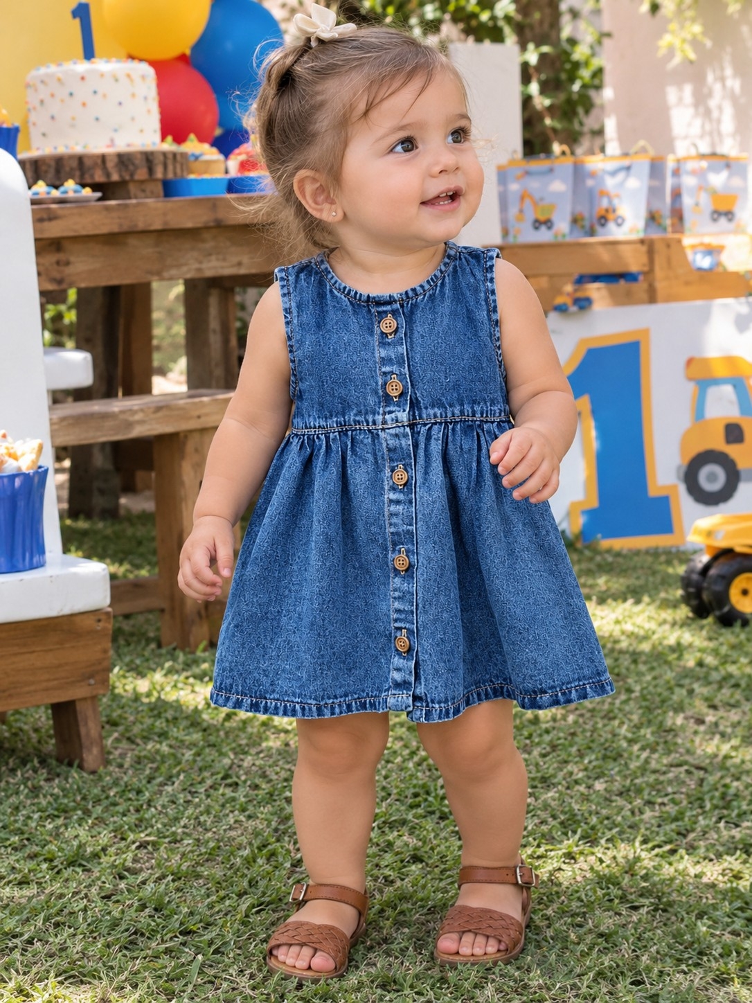 Vestido de Beba Jeans Liviano - Imagen 2