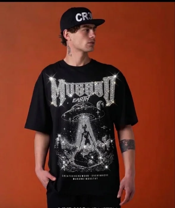 Remeras de Algodón con Strass