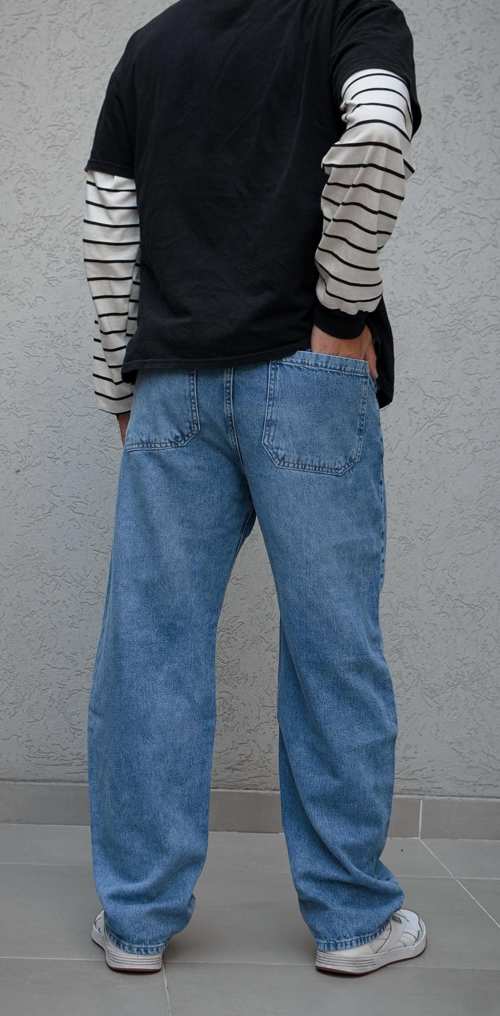 P.baggy Fit Stone. Laser  Cn Bigotes - Imagen 2