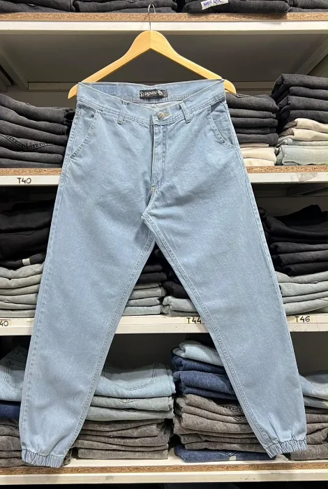 Pantalón Jogger Liso Celeste