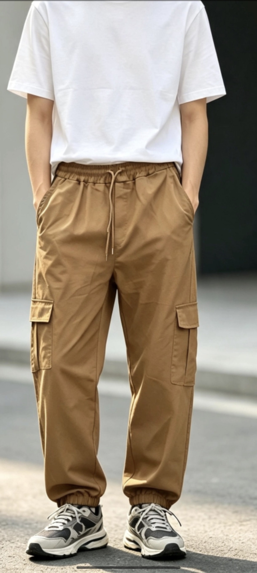 Pantalón Cargo de Bengalina - Imagen 2