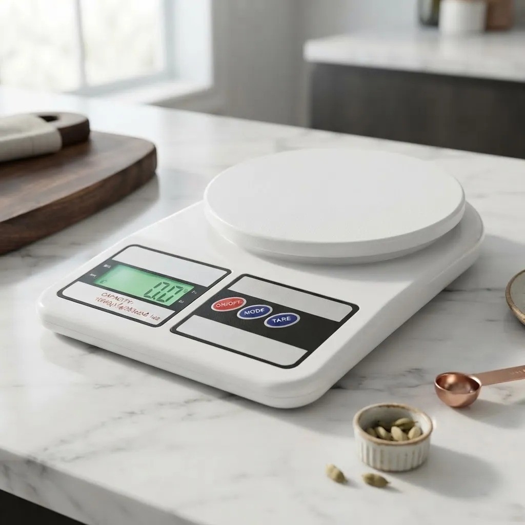 Balanza de Cocina Electronica Digital 10kg Blanco - Imagen 1