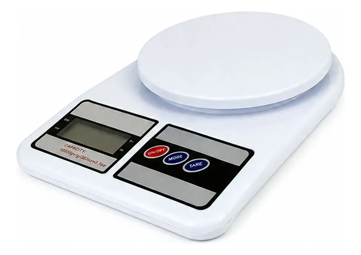 Balanza de Cocina Electronica Digital 10kg Blanco - Imagen 3