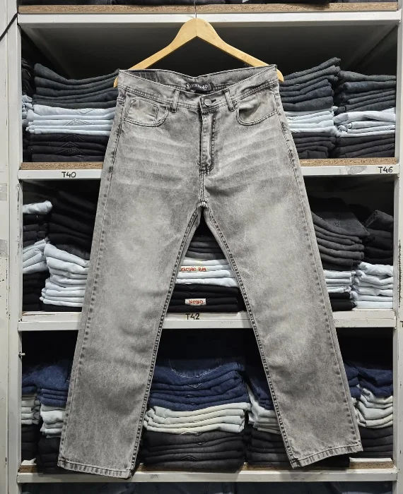Pantalón Mom Liso Gris Cl Loc+big