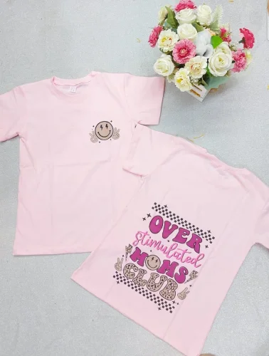 Remera Oversize Doble Estampado