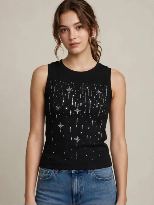 Musculosa con Brillos