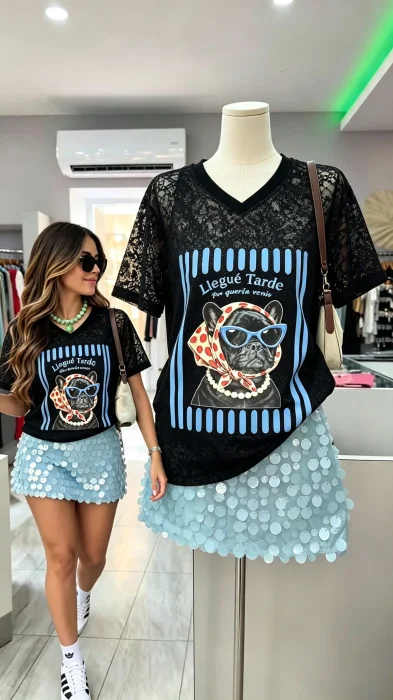 Remerones de Encaje Estampados
