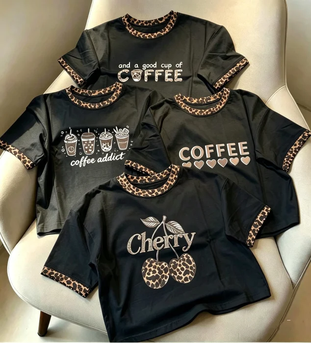 Remeras Cuello Print