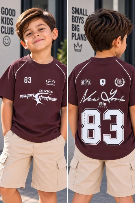 Remeron Overcize para Bebe con Doble Estampados