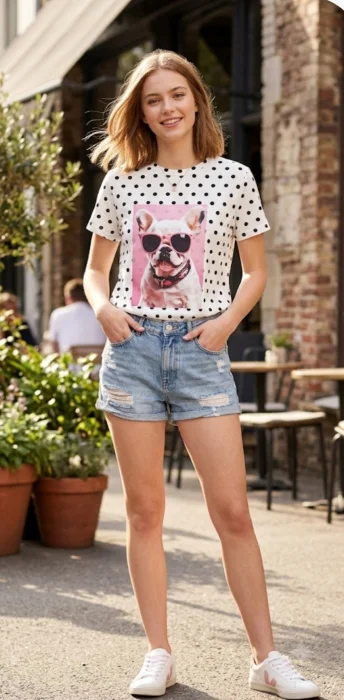 Remeras Juvenil Talle Unico Algodon Premium