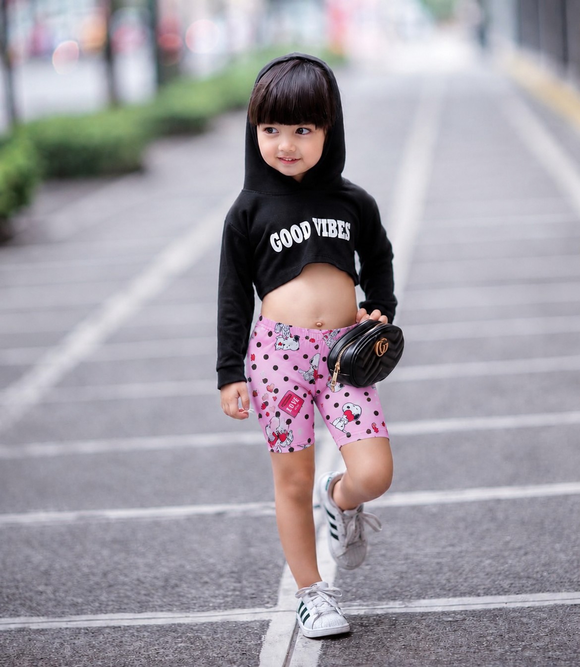 Biker Nena Laycra Estampados - Linda Calidad - Imagen 3