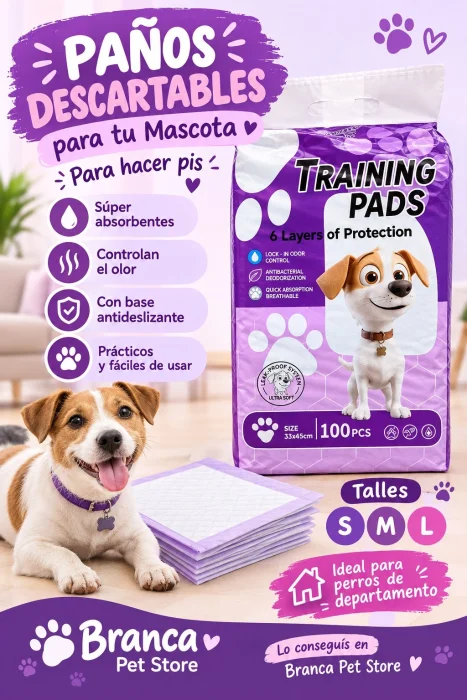 Paños Descartables para Tus Mascotas