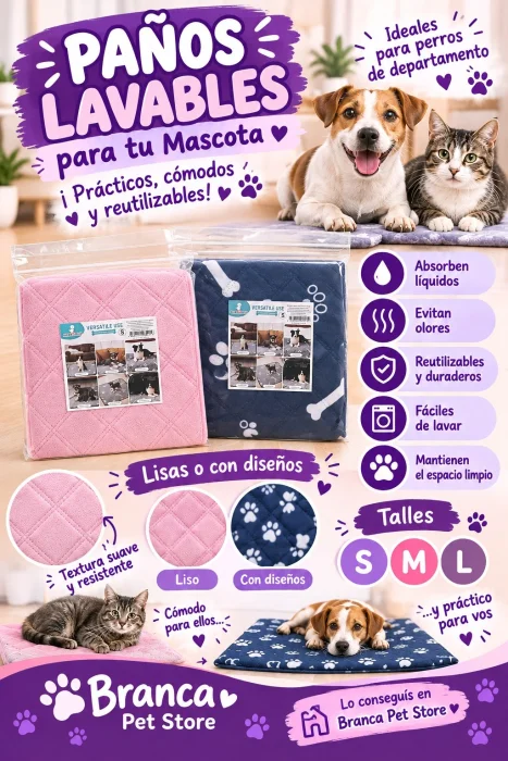 Paños Lavables para Tus Mascotas