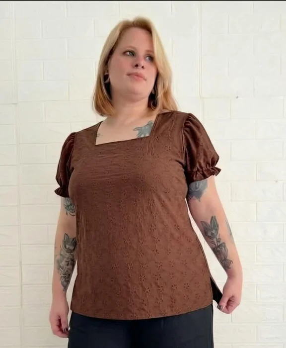 Remera Manga Princesa Broderi