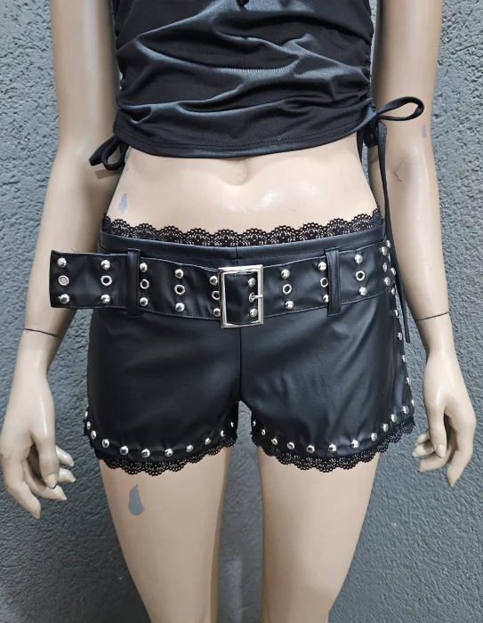 Short Engomado Puntilla