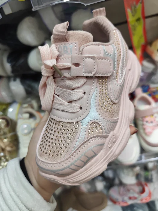 Zapatillas de Niña con Brillo