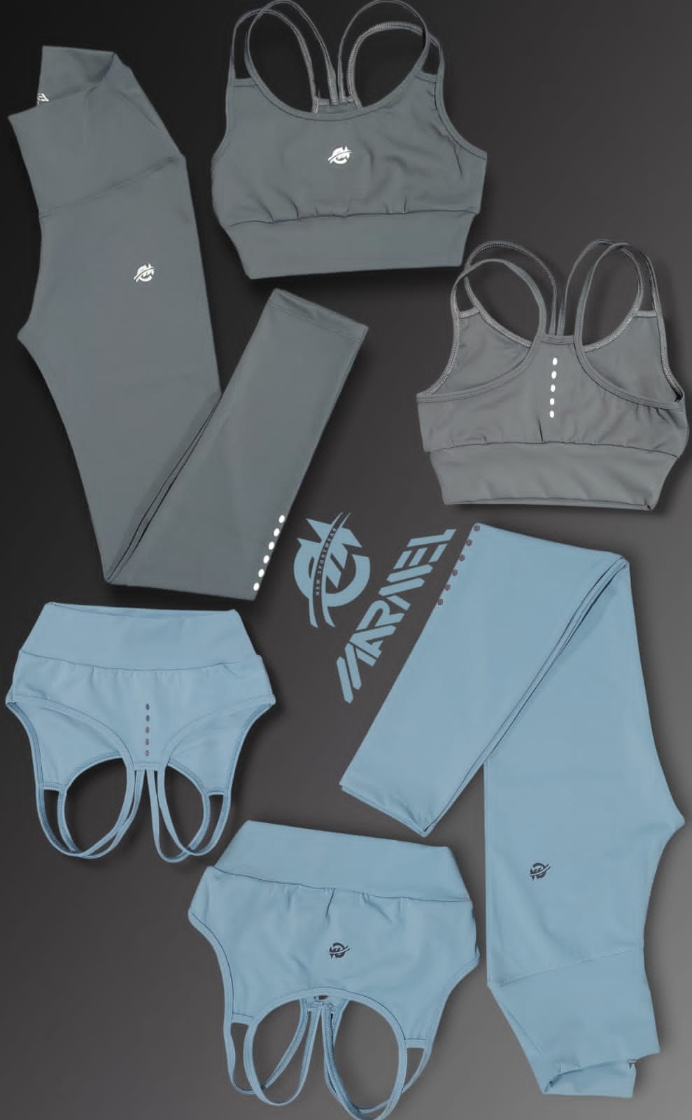 Conjunto" Cali" Calza y Topo Talles 1 al 5 Variedad Colrs - Imagen 3