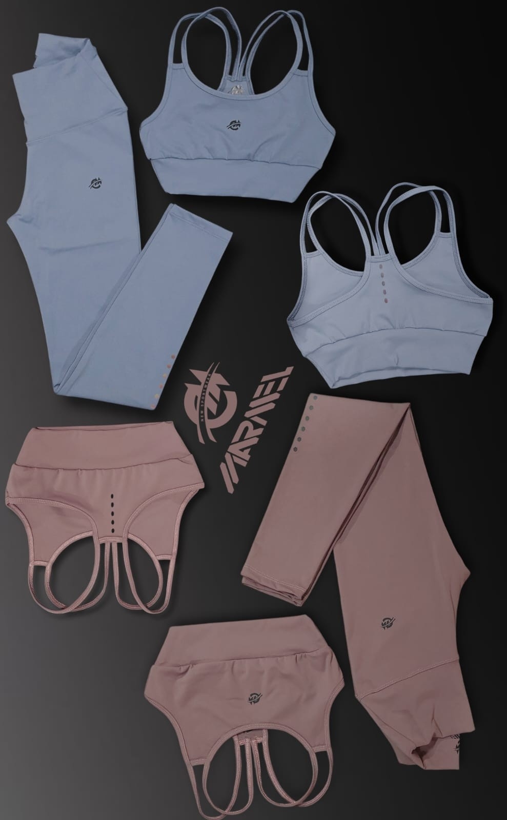 Conjunto" Cali" Calza y Topo Talles 1 al 5 Variedad Colrs - Imagen 4