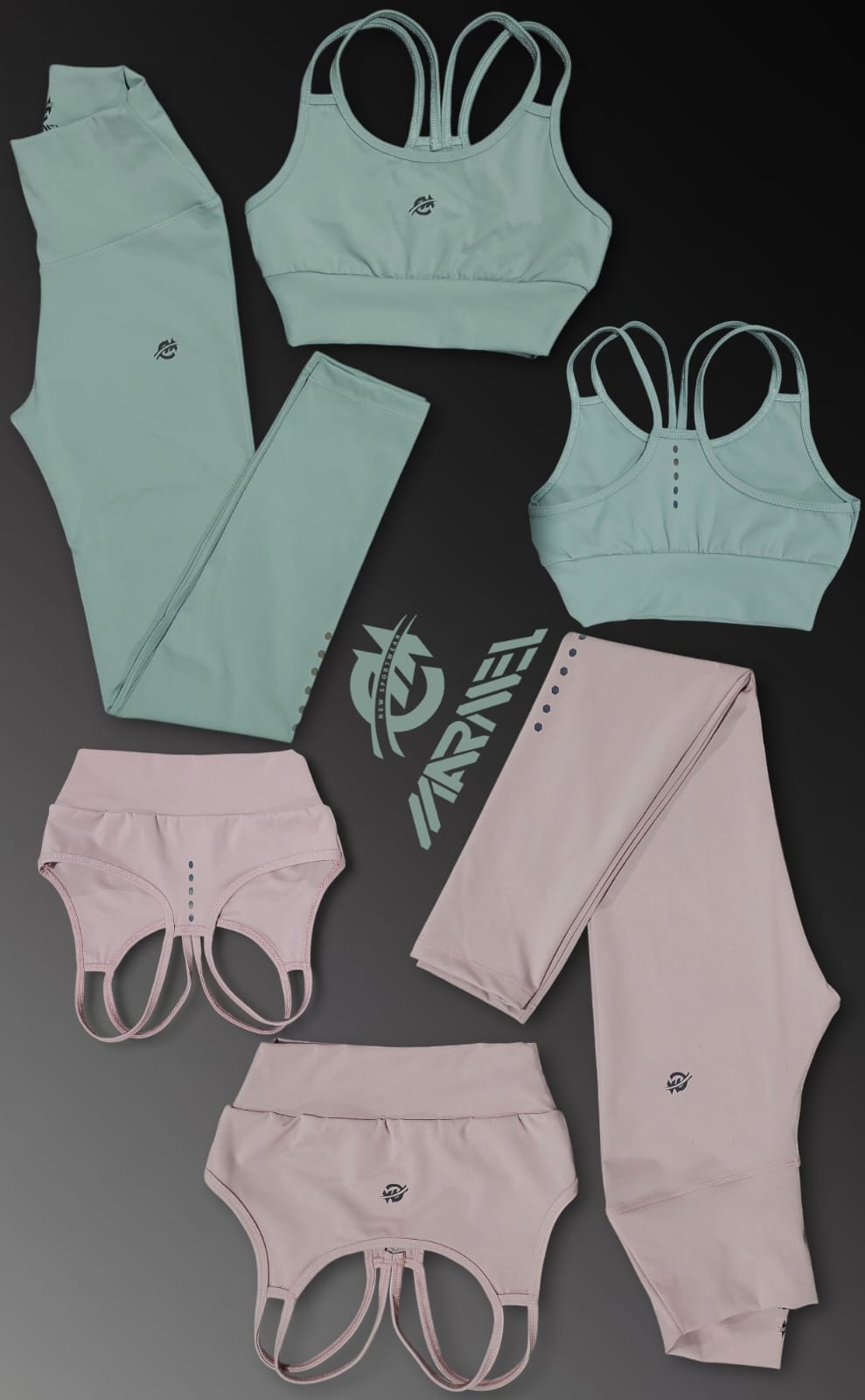 Conjunto" Cali" Calza y Topo Talles 1 al 5 Variedad Colrs - Imagen 5