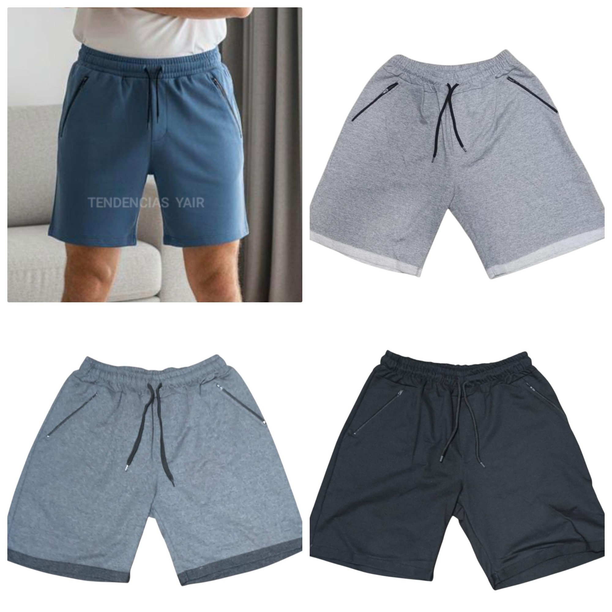 Shorts Rústico Oversize con Cierre - Imagen 2
