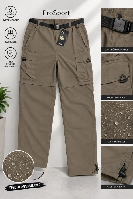 Impermeable Desmontable Recto con Regulador