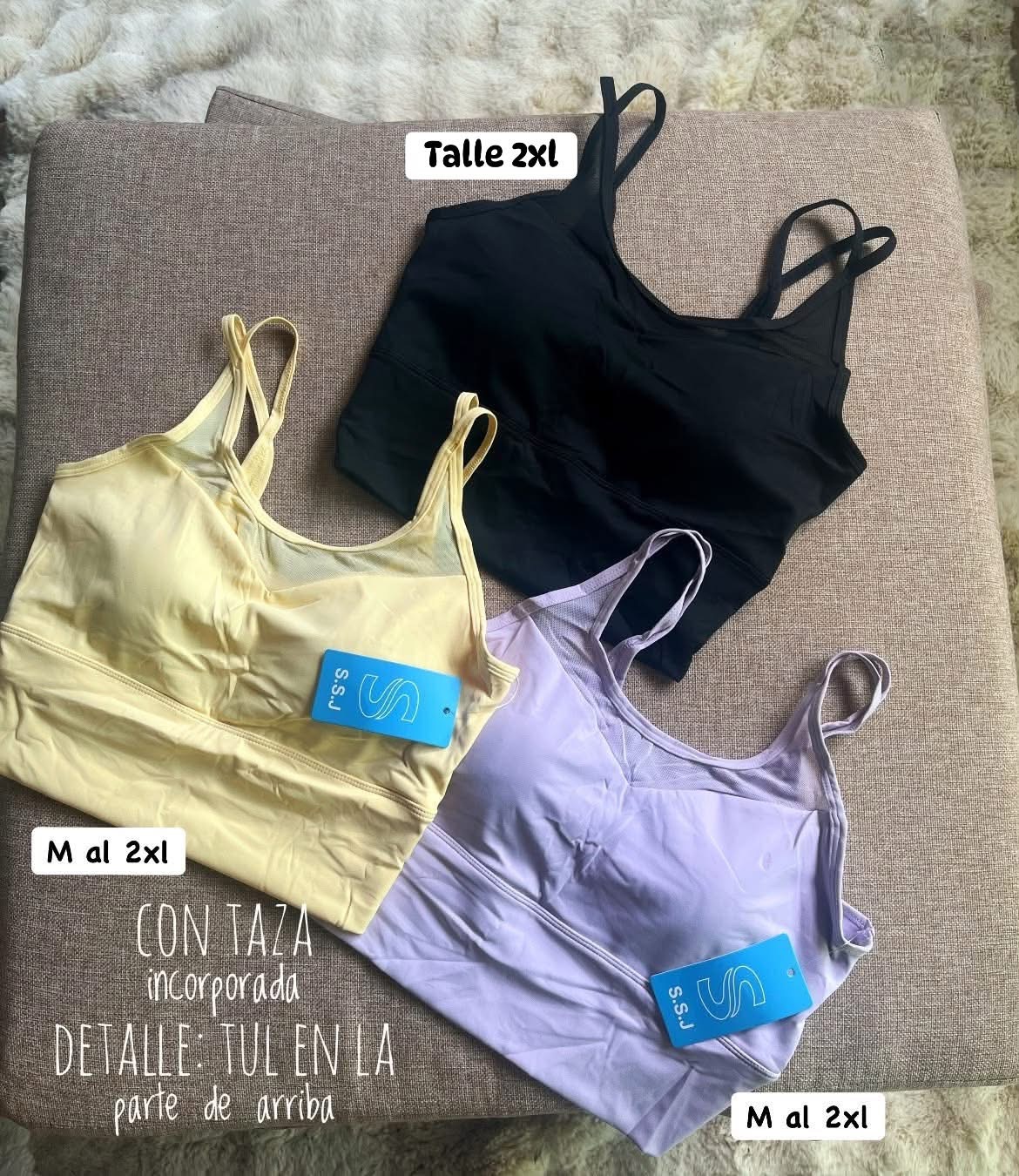 Tops Deportivos con Tul Atrás y Adelante - IMG_8153.jpeg