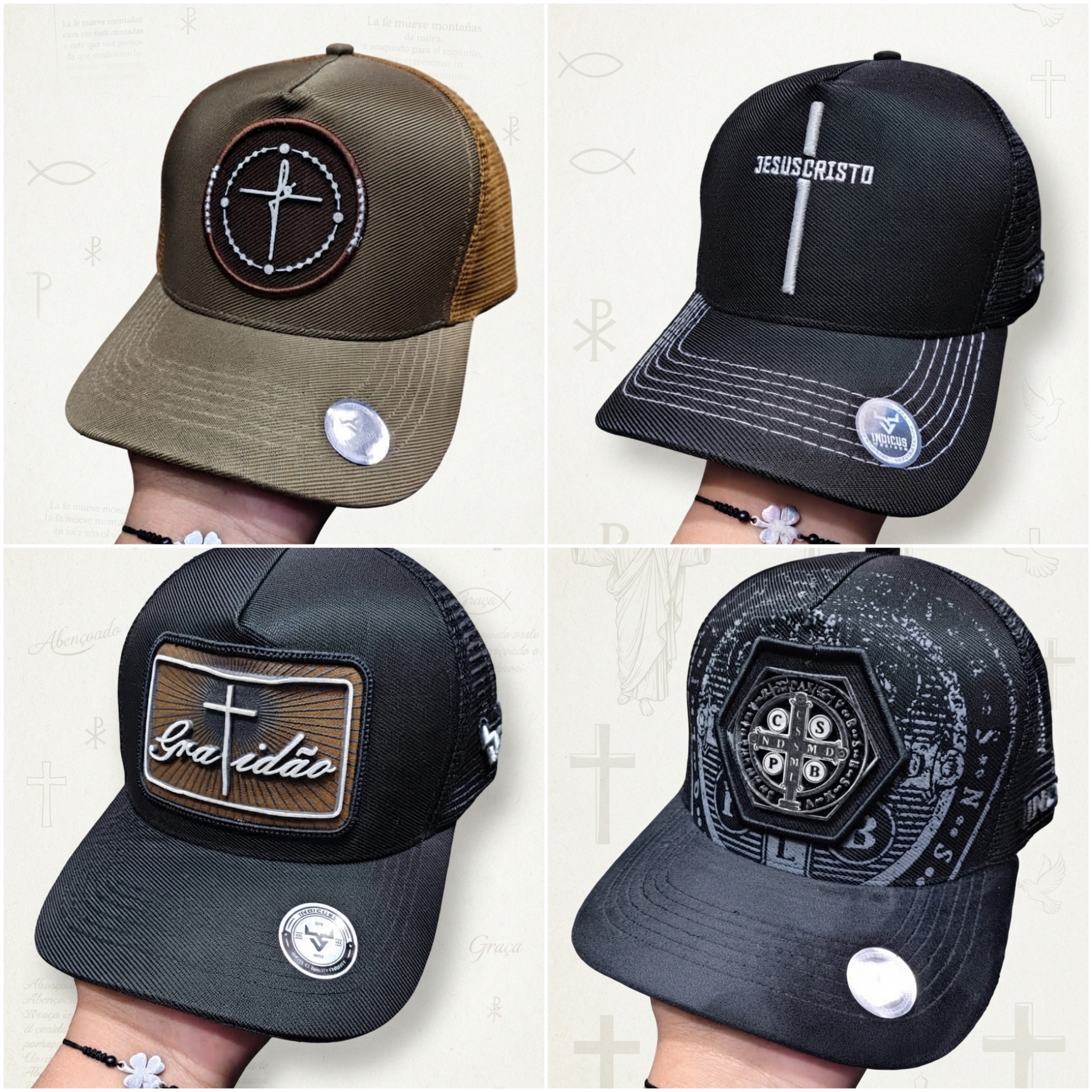 Gorras Fe Estilo Trucker - Imagen 3