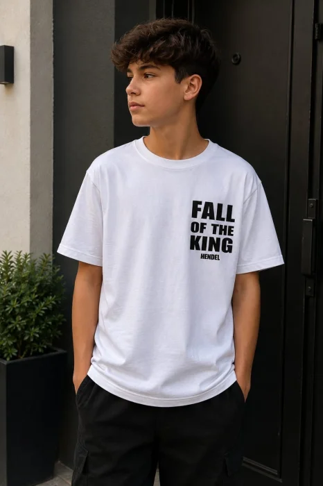 Remera Overzice Doble Estampa