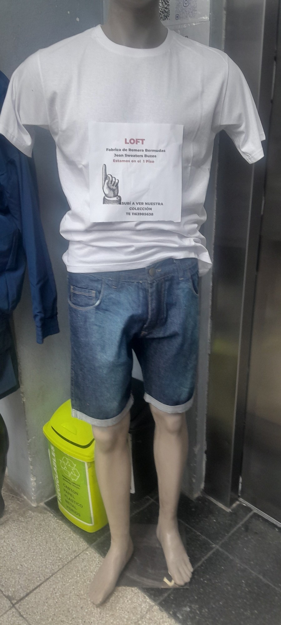 Bermuda de Jeans Rígida - Imagen 2