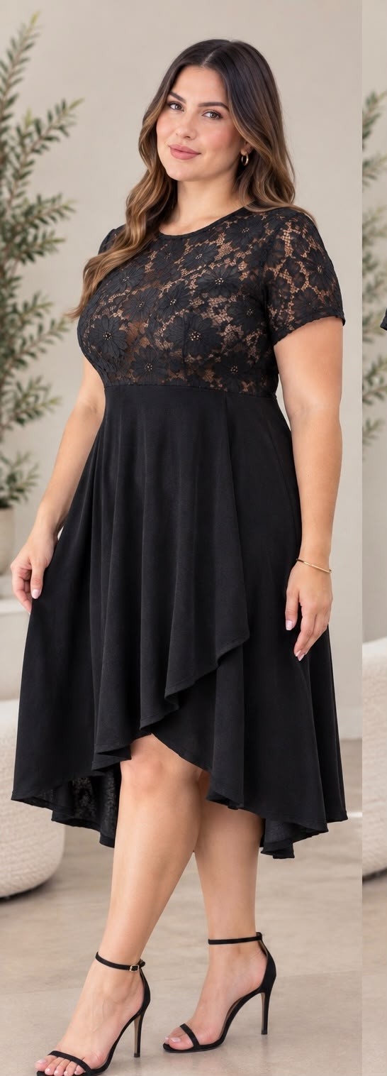 Vestido Intiway C/ Encaje - Imagen 3