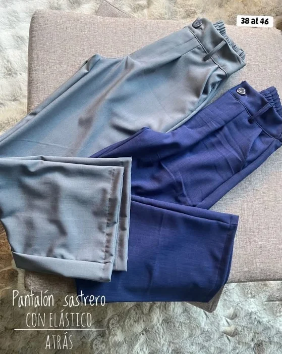 Pant Sastrero con Elástico Atras
