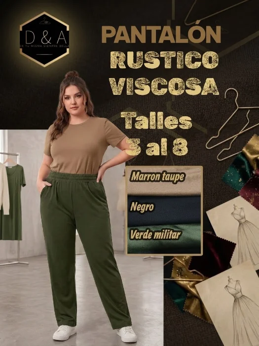 Pantalón Rustico Viscosa