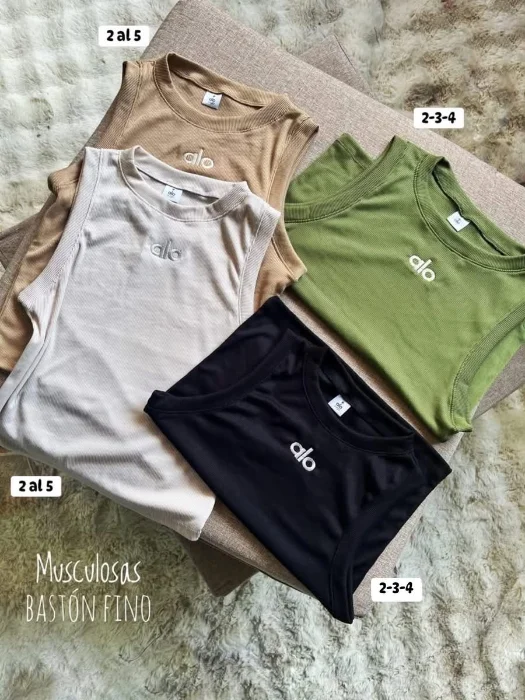 Musculosas Alo (3 X $11.00)